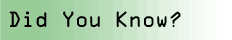 Did you Know?